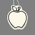 Paper Air Freshener - Apple (Outline) Tag W/ Tab